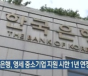 한국은행, 영세 중소기업 지원 시한 1년 연장