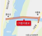 울산시, 다운동 일대 교통량 분산 다운교 건설 추진