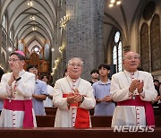 WYD 발대식 참석한 염수정 추기경