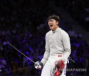 [올림픽] '금빛 찌르기'로 새 역사 쓴 오상욱 "단체전 金 따고 푹 쉬겠다"(종합)