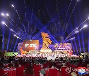 북한 김정은, 전승절 경축공연 관람