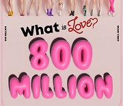 트와이스, 8억 뷰 달성 ‘What is Love?’ 뮤직비디오 “자체 첫 기록”