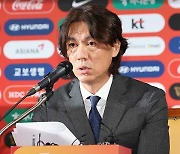 홍명보 축구대표팀 감독, “팬들께 사죄, 월드컵 16강 이상 목표”