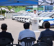 삼척시, 방범 순찰차량 전달…박상수 시장 "안전한 도시 만들기 최선"