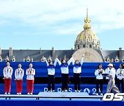 대한민국 여자 양궁, 올림픽 10회 연속 시상대 가장 높은 곳에 올랐다 [사진]