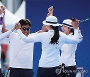 한국 양궁 여자단체전, 올림픽 10회 연속 우승 달성