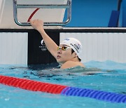 한국 수영 새역사 쓴 김민섭, 올림픽 접영 최초로 준결승행