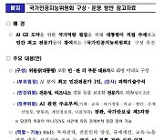 'AI 3강 도약' 대통령이 직접 지휘···국가인공지능위원회 이르면 8월 출범