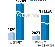 지주계 생명보험사 엇갈린 성적표…신한 '웃고', KB '울고'