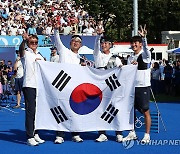 [올림픽]한국 남자 양궁, 파리 올림픽 단체전 금메달 획득! 남녀 동반 3연패 달성