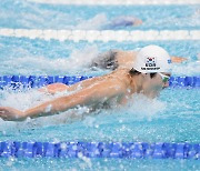 김민섭, 남자 접영 200m 준결승 진출…한국 올림픽 접영 최초[파리2024]