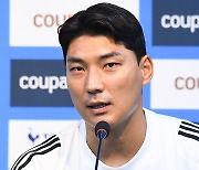 [ST포토] 주민규, '토트넘에 4-3으로 이기고 싶다'