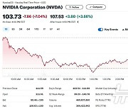 '또 순환매' 엔비디아 7% 급락, 시총도 2.5조달러로 줄어(상보)