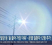 경남 합천·밀양 등 ‘올 들어 가장 더워’…온열 질환자 12명 추가