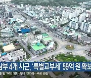 강원 남부 4개 시군, ‘특별교부세’ 59억 원 확보