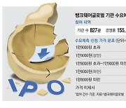 IPO 거품 꺼지나…올 첫 공모가 하단 '턱걸이'