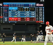 두산의 30득점 진기록, MLB 최다 득점 기록과 동률