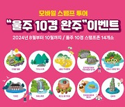 모바일 스탬프투어 '울주 10경 완주' 이벤트…특산품 등 경품 지급