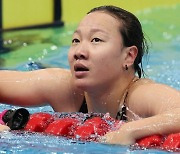 이은지, 한국 선수 최초 여자 배영 200m 준결승 진출[파리올림픽]