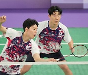 Korea lose 2-0 to Denmark in tough men's doubles badminton quarterfinal