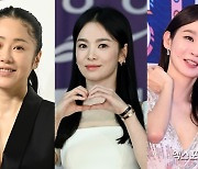 고현정·송혜교·강민경, 이 조합 뭐예요? '19살 나이 차' 넘은 우정 [엑's 이슈]