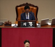 '노란봉투법' 무제한토론하는 임이자 국민의힘 의원