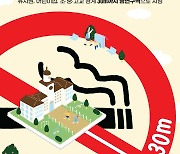 성주군, 어린이집·유치원·학교 30m 이내 금연구역 지정