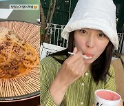 '만삭' 이연희, 태교 먹방에도 몸매 여전... "맛있는 거 너무 많아"