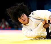 [파리PICK] '안다리 절반→누르기 한판승' 김하윤, 유도 女 +78kg 동메달 획득!