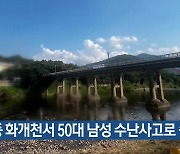 하동 화개천서 50대 남성 수난사고로 숨져