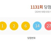 1131회 로또 1등 17명…당첨금 15억4236만원