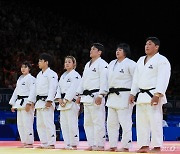 한국 유도, 혼성단체전 8강서 프랑스에 패…패자부활전 간다