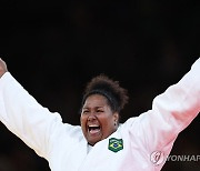 유도 여자 78kg 이상급 금메달은 브라질 지소자