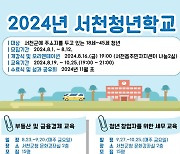 서천군 '청년학교' 개설…12일까지 참여자 모집