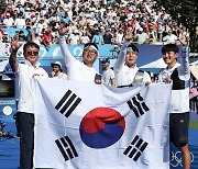 이우석 VS 김우진 준결승서 맞붙는다…한국, 개인전 은메달 확보