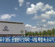 공주 유구 38도·온열환자 잇따라 …내일 폭염 속 소나기