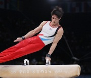 Hur Woong finishes seventh in men's pommel horse