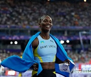 女100m 깜짝 우승 알프레드, 200m 예선 조 1위…2관왕 도전[파리 2024]