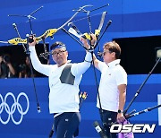 김우진, '슛오프 끝에 파리올림픽 양궁 개인 준결승행' [사진]