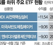 흔들리는 증시에···AI ETF 수익률 곤두박질