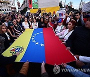 ARGENTINA VENEZUELA ELECTION DEMONSTRATION