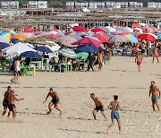 [포토] "나 잡아봐라" 해수욕 즐기는 사람들