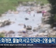 하동 화개면, 물놀이 사고 잇따라…2명 숨져