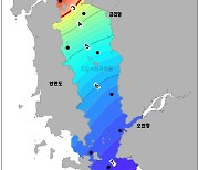 서해안 천수만에 6년만에 산소부족 물덩어리