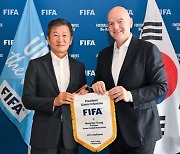 ‘40년 만에 올림픽 탈락’ 정몽규 회장, 파리서 FIFA 회장 만났다 [파리올림픽]