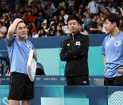 Korean men lose 3-0 to China in team table tennis quarterfinals