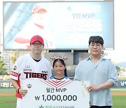 KIA 양현종, 정읍스타치과 7월 MVP 수상