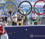 김효주, 올림픽 골프 1라운 티샷