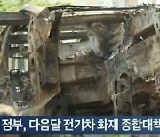 정부, 내달 전기차 화재 종합대책 발표...배터리 제조사 공개도 추진