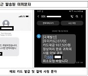 만들지도 않은 신용카드 신청 문자가?…피싱 사기입니다[카드팁]